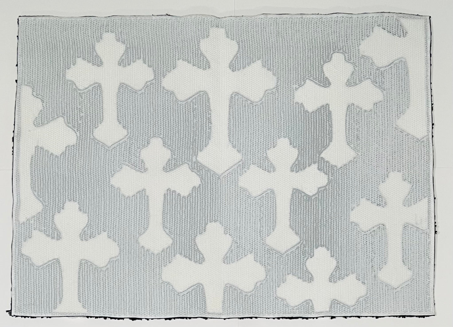 Chrome Hearts Rug - Black & White
