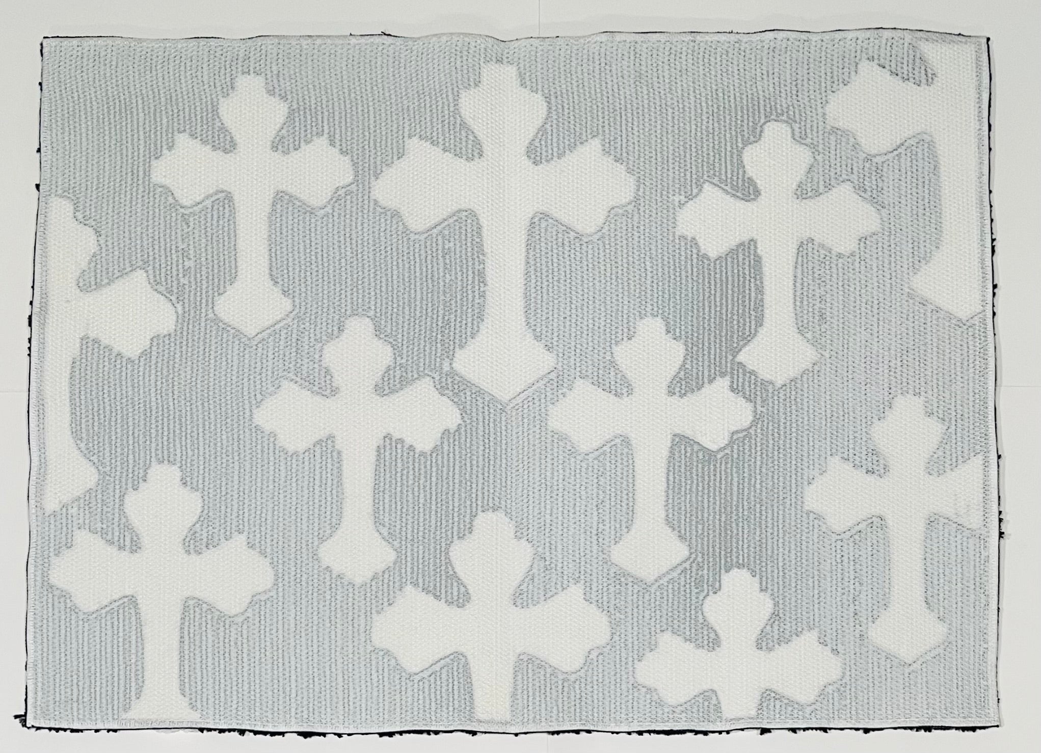 Chrome Hearts Rug - Black & White